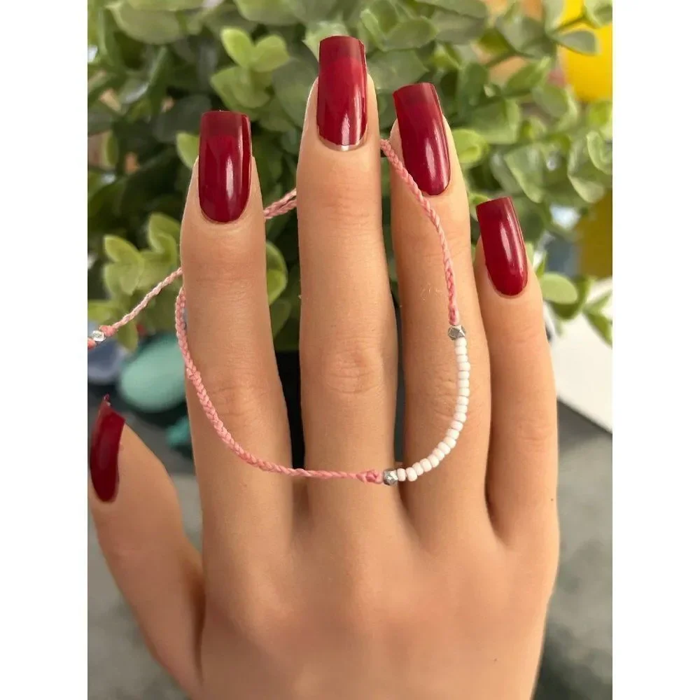Pura Vida Pink Bracelet with Small Beads‎